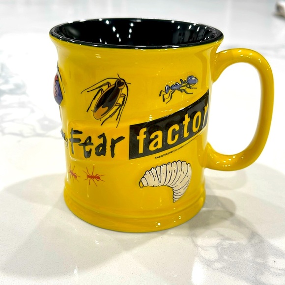 90’s Fear Factor yellow bug mug - Picture 1 of 5